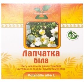 ФІТОЧАЙ «ЛАПЧАТКА БІЛА» 50г