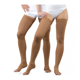 ЧУЛКИ МЕДИЦИНСКИЕ ЭЛАСТИЧНЫЕ КОМПРЕССИОННЫЕ 0403, II класс, LUX, черн., р. 4, без мыска, 1 рост