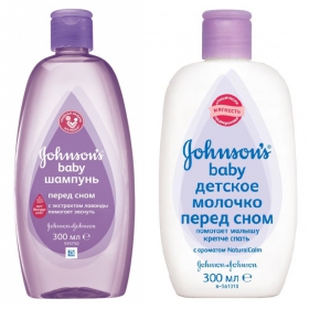 ШАМПУНЬ ДЕТСКИЙ «JOHNSON'S BABY» 300 мл, перед сном с лавандой