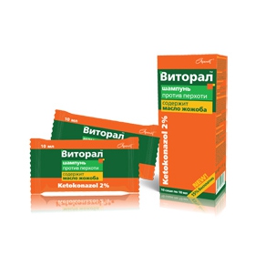ВІТОРАЛ шампунь для волосся пакет 10мл проти лупи №10