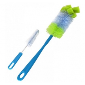 ЩІТКА для ПЛЯШЕЧОК і сосок 7/402, з губкою