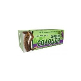 СОЛОДКА коріння екстракт 0,25г №40