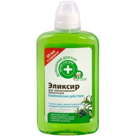 ЭЛИКСИР ДЛЯ ОПОЛАСКИВАНИЯ РОТОВОЙ ПОЛОСТИ серии «ДОМАШНИЙ ДОКТОР» 500 мл, комплексный уход