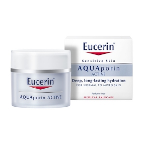 ЭУЦЕРИН «EUCERIN» АКВАПорин ЛЕГКИЙ УВЛАЖНЯЮЩИЙ КРЕМ дневной 50 мл, д/норм. и комб. кожи