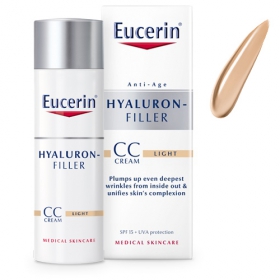 ЭУЦЕРИН «EUCERIN» ГИАЛУРОН-ФИЛЛЕР КРЕМ СС ПРОТИВ МОРЩИН С КОРРЕКЦИЕЙ ЦВЕТА ЛИЦА 50 мл, светл.оттенок