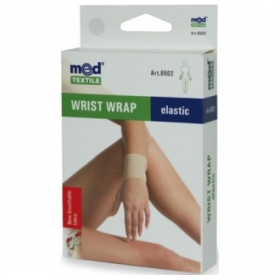 БАНДАЖ НА ЛУЧЕЗАПЯСТНЫЙ СУСТАВ 8502, эластичный, размер S/M, бежевый