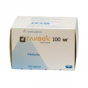 ГЛИВЕК табл. п/плен. оболочкой 100 мг блистер №60