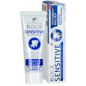 ЗУБНАЯ ПАСТА РОКС СЕНСИТИВ МГНОВЕННЫЙ ЭФФЕКТ ДЛЯ ЧУВСТВИТЕЛЬНЫХ ЗУБОВ 94 г