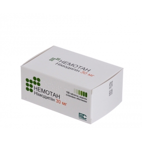 НЕМОТАН табл. п/плен. оболочкой 30 мг №100