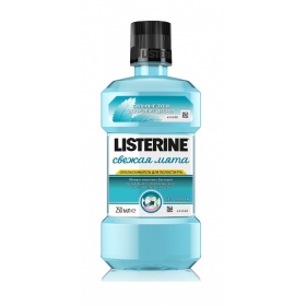 ОПОЛАСКИВАТЕЛЬ ДЛЯ РОТОВОЙ ПОЛОСТИ LISTERINE АНТИБАКТЕРИАЛЬНЫЙ освежающая мята 500 мл