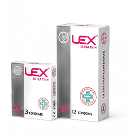 ПРЕЗЕРВАТИВЫ ЛАТЕКСНЫЕ С СИЛИКОНОВОЙ СМАЗКОЙ LEX тонкие №12