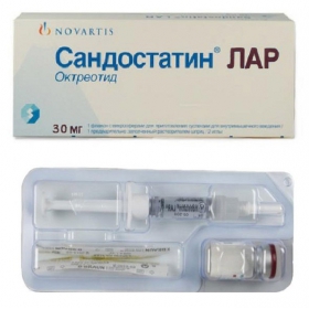 САНДОСТАТИН ЛАР микросферы для инъекций 30мг №1