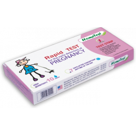 ТЕСТ ДЛЯ РАННЕЙ ДИАГНОСТИКИ БЕРЕМЕННОСТИ (В МОЧЕ) HOMETEST HCG110, полоска 3 мм №1