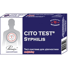 ТЕСТ-СИСТЕМА CITO TEST Syphilis ДЛЯ ДИАГНОСТИКИ СИФИЛИСА