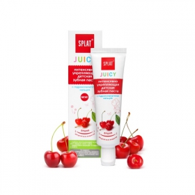 ЗУБНАЯ ПАСТА ДЕТСКАЯ УКРЕПЛЯЮЩАЯ С ГИДРОКСИАПАТИТОМ серии JUICY вишня 35 мл