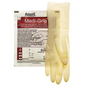 РУКАВИЧКИ хірургічні латексні припудрені стерильні «MEDI-GRIP POWDERED» розмір 7,5 п