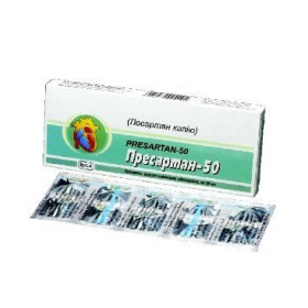 ПРЕСАРТАН-50 табл. в/о 50мг №30