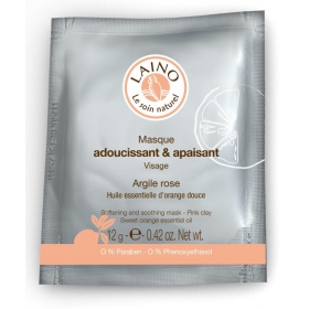 ЛЕНО Маска смягчающая и успокаивающая с розовой глиной 12 г