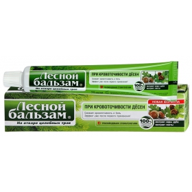 ЗУБНАЯ ПАСТА «ЛЕСНОЙ БАЛЬЗАМ» на отваре трав 75 г, кора дуба, пихта