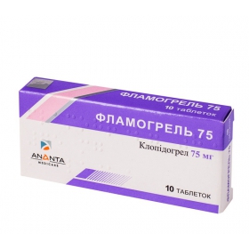 ФЛАМОГРЕЛЬ 75 табл. п/о 75 мг №30