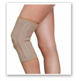 БАНДАЖ НА КОЛЕННЫЙ СУСТАВ 6111, с ребр. жестк., размер S, бежевый