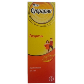 СУПРАДИН ЛЕЦИТІН гель туба 175г
