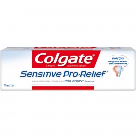 ЗУБНАЯ ПАСТА COLGATE SENSITIVE PRO-RELIEF, для чувствительных зубов 75 мл