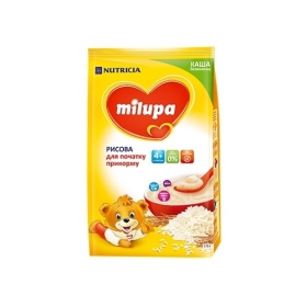 КАША БЕЗМОЛОЧНАЯ СУХАЯ БЫСТРОРАСТВОРИМАЯ РИСОВАЯ МИЛУПА «MILUPA» 170 г