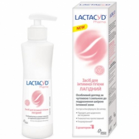 ЛАКТАЦИД ФАРМА НЕЖНЫЙ СРЕДСТВО ДЛЯ ИНТИМНОЙ ГИГИЕНЫ 250мл
