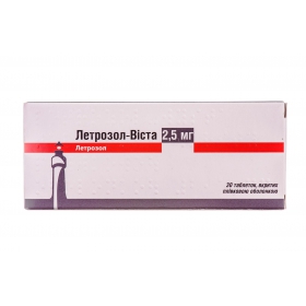 ЛЕТРОЗОЛ-ВИСТА табл. п/о 2,5 мг №30