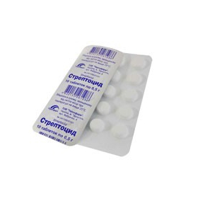 СТРЕПТОЦИД табл. 0,3 г блистер №10