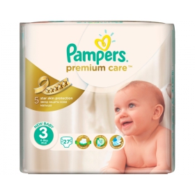 ПОДГУЗНИКИ ДЕТСКИЕ PAMPERS PREMIUM CARE midi №20