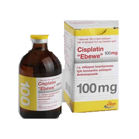 ЦИСПЛАТИН «ЭБЕВЕ» конц. д/р-ра д/инф. 100 мг фл. 100 мл