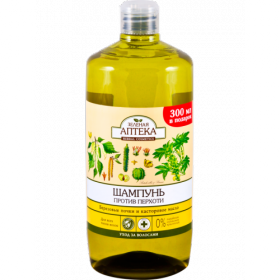 ШАМПУНЬ серии «ЗЕЛЕНАЯ АПТЕКА» «БЕРЕЗОВЫЕ ПОЧКИ И КАСТОРОВОЕ МАСЛО» против перхоти 1000 мл