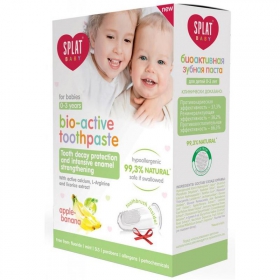 ЗУБНАЯ ПАСТА НАТУРАЛЬНАЯ ДЛЯ ДЕТЕЙ серии BABY «SPLAT (СПЛАТ) APPLE-BANANA/ЯБЛОКО-БАНАН» 40 мл