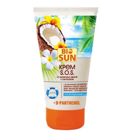 КРЕМ BIO SUN S.O.S. від сонячних опіків з ПАНТЕНОЛОМ 150мл