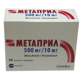 МЕТАПРИЛ капс. 500мг+5мг блистер №60