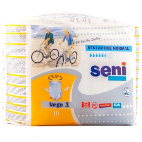 ПІДГУЗКИ для дорослих SENI ACTIVE large №10