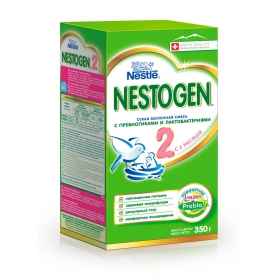 СМЕСЬ СУХАЯ МОЛОЧНАЯ НЕСТОЖЕН NESTOGEN 2 с пребиотиками пакет 350 г, с 6 месяцев
