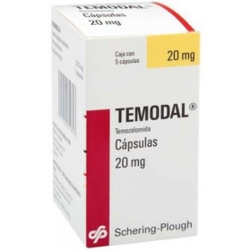 ТЕМОДАЛ капс. 20 мг саше №5