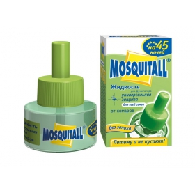 МОСКИТОЛ — ЖИДКОСТЬ ДЛЯ ФУМИГАТОРА 45 НОЧЕЙ фл. 30 мл