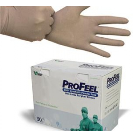 ПЕРЧАТКИ МЕДИЦИНСКИЕ ХИРУРГИЧЕСКИЕ СТЕРИЛЬНЫЕ «ProFeel DHD Synthetic Powder Free» р. 7, н/припуд