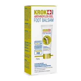 АРТРОФЛЕКС KROK MED ARTROFLEX - GEL бальзам для ніг туба 75мл