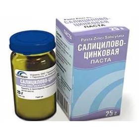 САЛИЦИЛОВО-ЦИНКОВАЯ паста банка 25 г