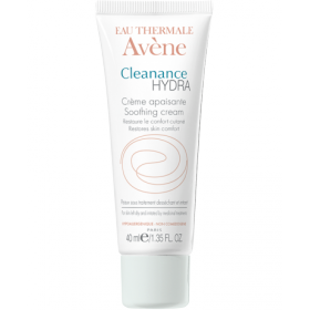 АВЕН клінанс гідра заспокійливий крем для проблемної шкіри під час системного лікування акне 40мл