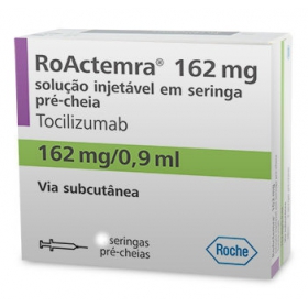 АКТЕМРА раствор для инъекций 162 мг/0,9 мл шприц 0,9 мл №4