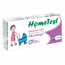ТЕСТ для діагностики періоду овуляції в сечі HOMETEST LH130, смужка №6