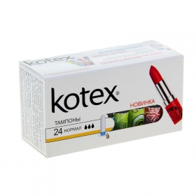 ТАМПОНЫ ГИГИЕНИЧЕСКИЕ KOTEX NORMAL №24