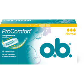 ТАМПОНЫ ЖЕНСКИЕ ГИГИЕНИЧЕСКИЕ серии «O.B.» про комфорт нормал №32