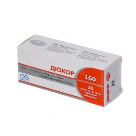 ДІОКОР 160 табл. в/о №10